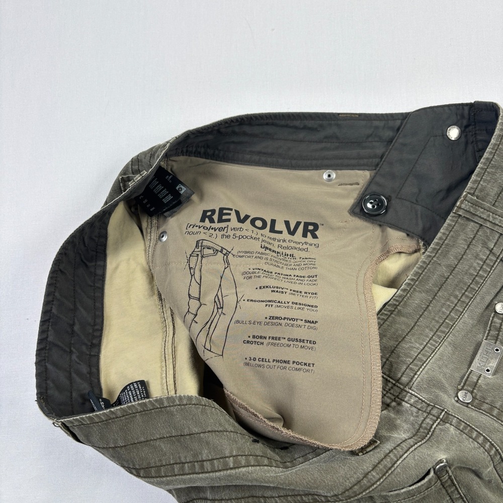 Kuhl Pants Mens 38x30 Brown Revolvr Double Knee Outdoor Hiking Trail - Picture 5 of 13